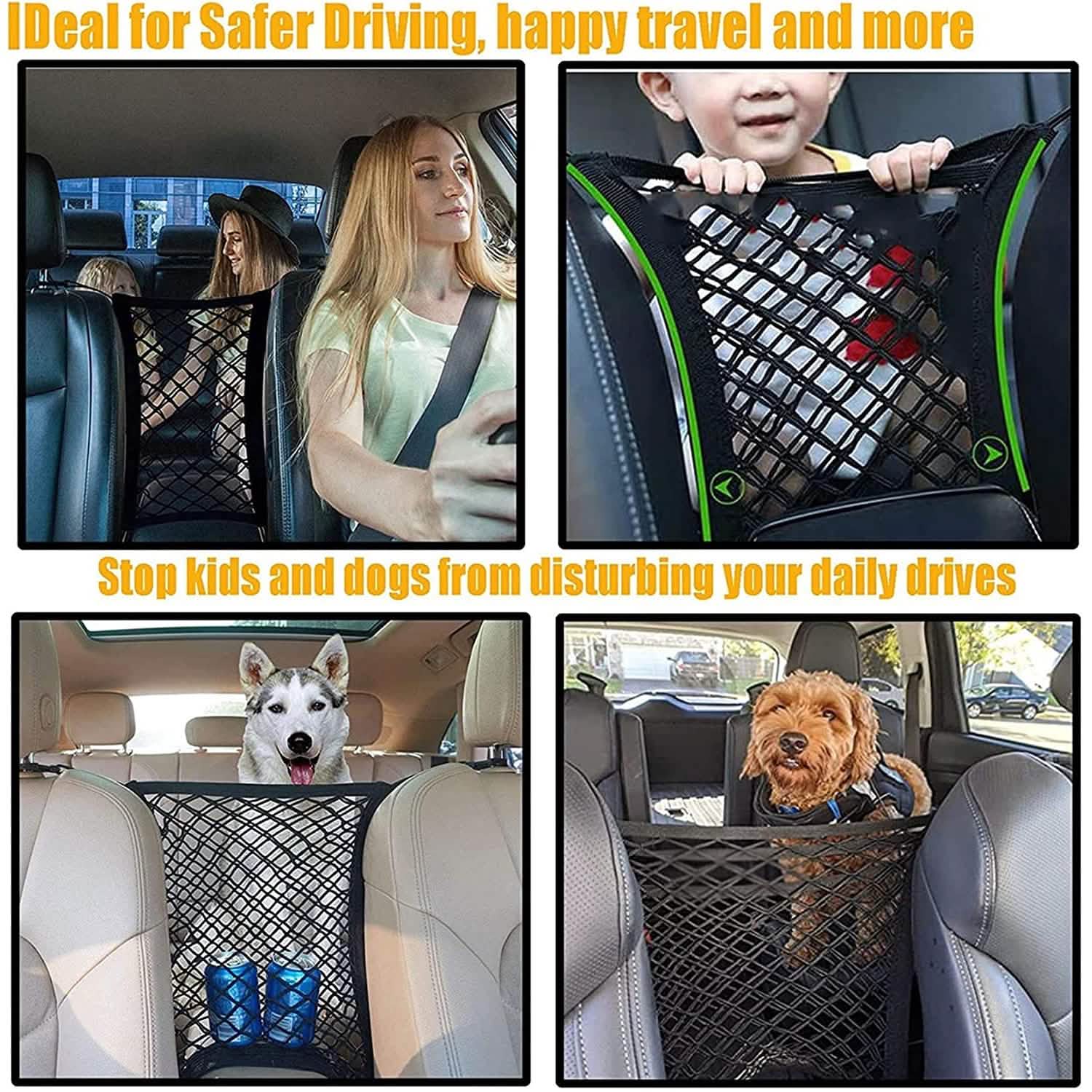 Car Pet Barrier Mesh Organizer DailySale