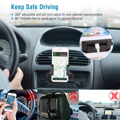 Car Phone Holder CD Slot Phone Mount 360 Rotatable DailySale