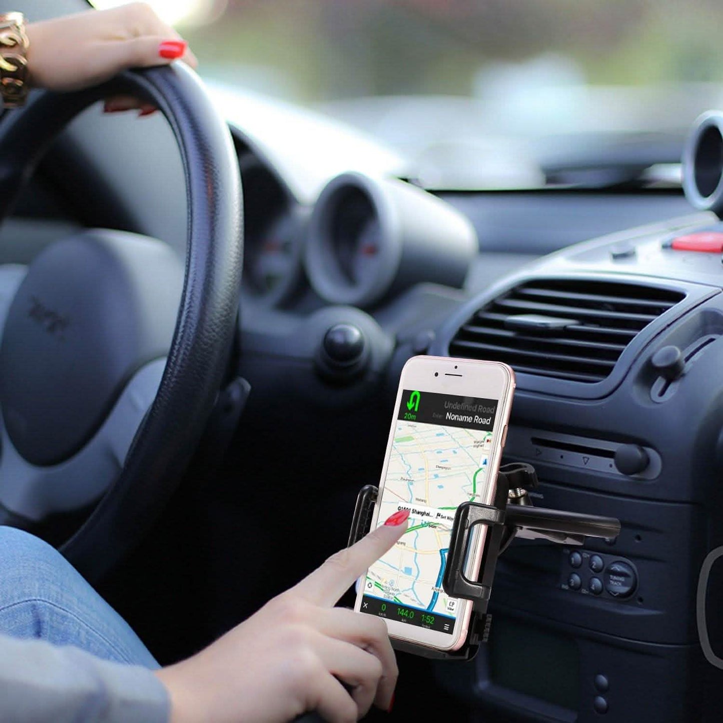 Car Phone Holder CD Slot Phone Mount 360 Rotatable DailySale