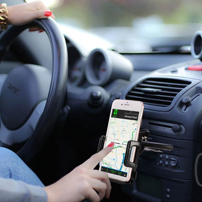 Car Phone Holder CD Slot Phone Mount 360 Rotatable DailySale