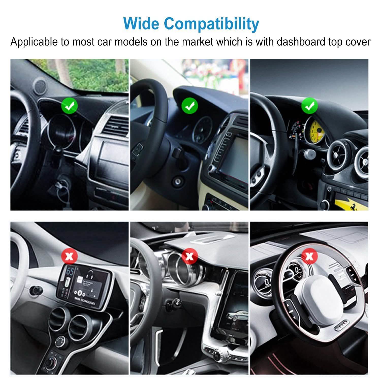Car Phone Mount Non-Slip Dashboard Phone Holder DailySale
