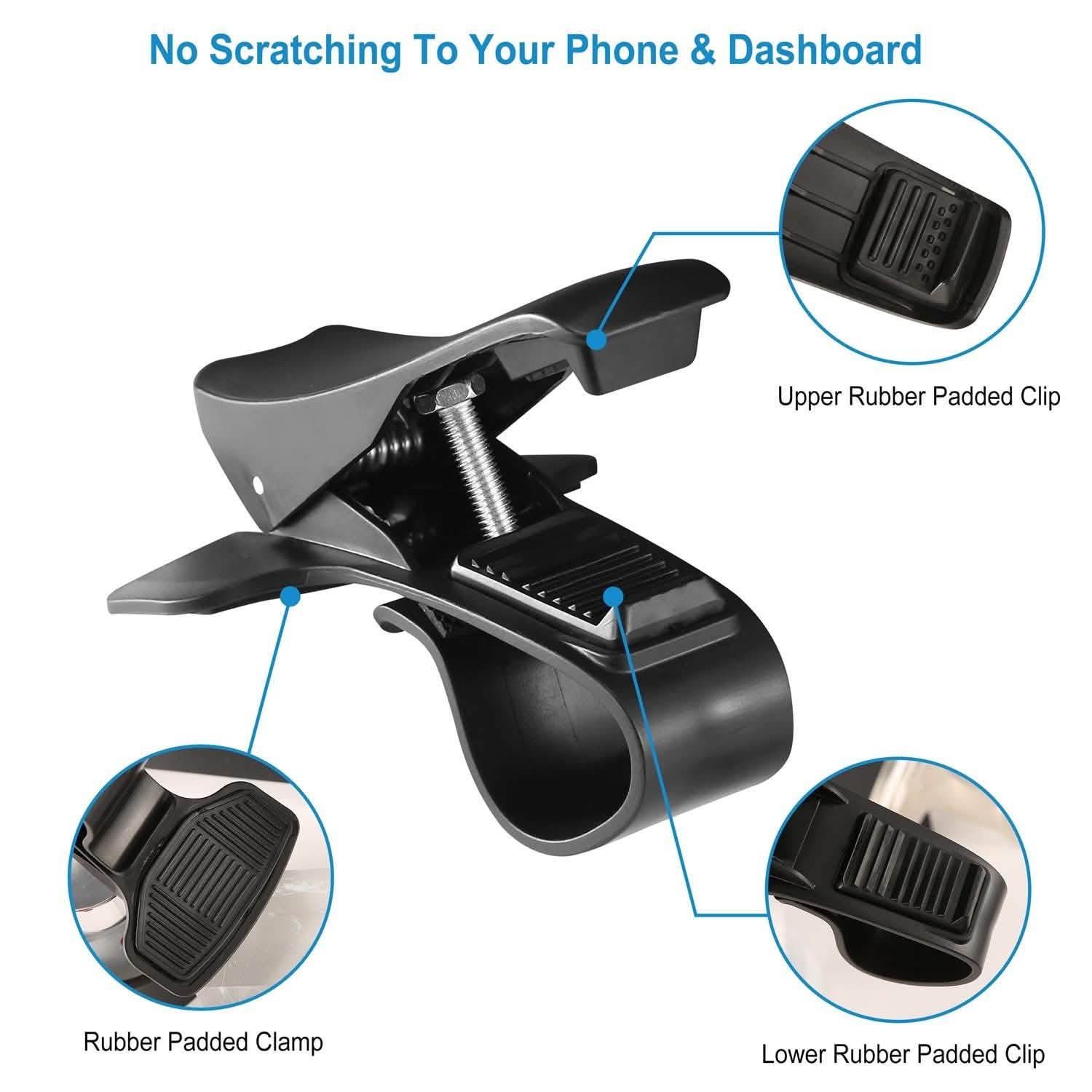 Car Phone Mount Non-Slip Dashboard Phone Holder DailySale