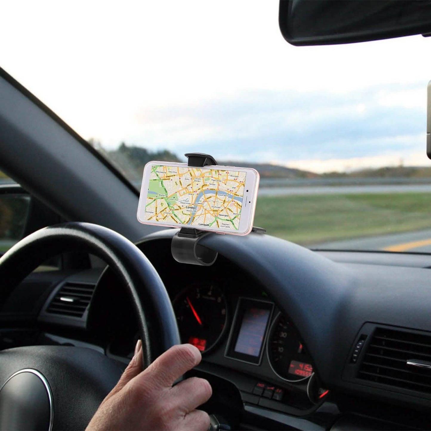 Car Phone Mount Non-Slip Dashboard Phone Holder DailySale