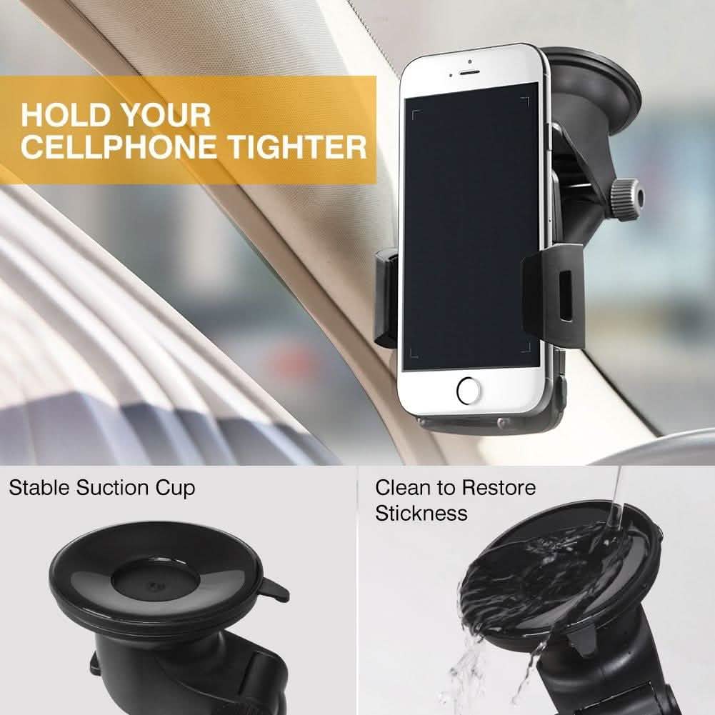 Car Phone Mount, VUP Windshield Phone Holder Car Mount DailySale
