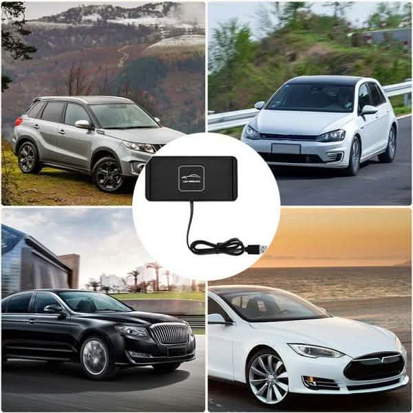 Car QI Wireless Phone Charger Non Slip Pad Mat Fast Charging DailySale