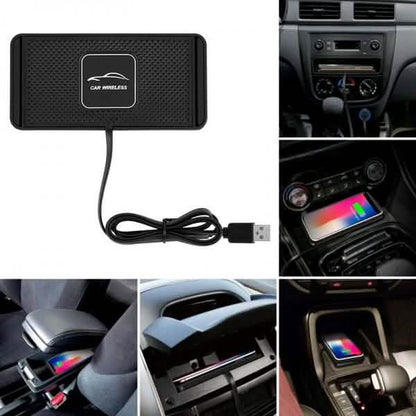 Car QI Wireless Phone Charger Non Slip Pad Mat Fast Charging DailySale