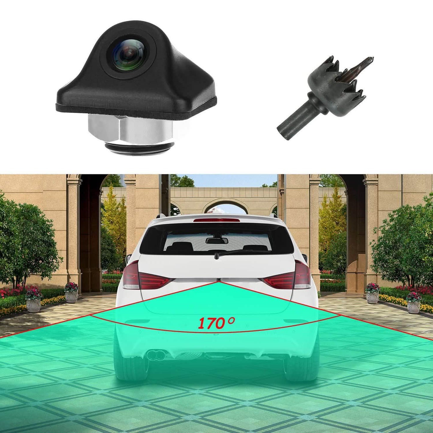 Car Rear View Backup Parking Camera with Night Vision DailySale
