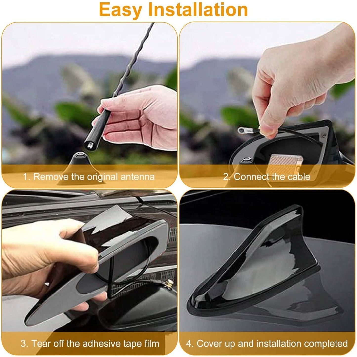 Car Shark Pin Antenna Cover DailySale
