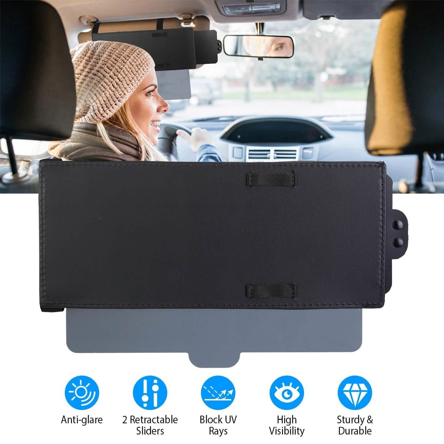 Car Sunshade Sun Visor Extended DailySale