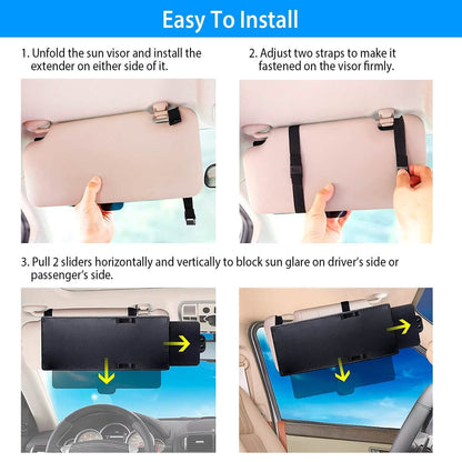 Car Sunshade Sun Visor Extended DailySale