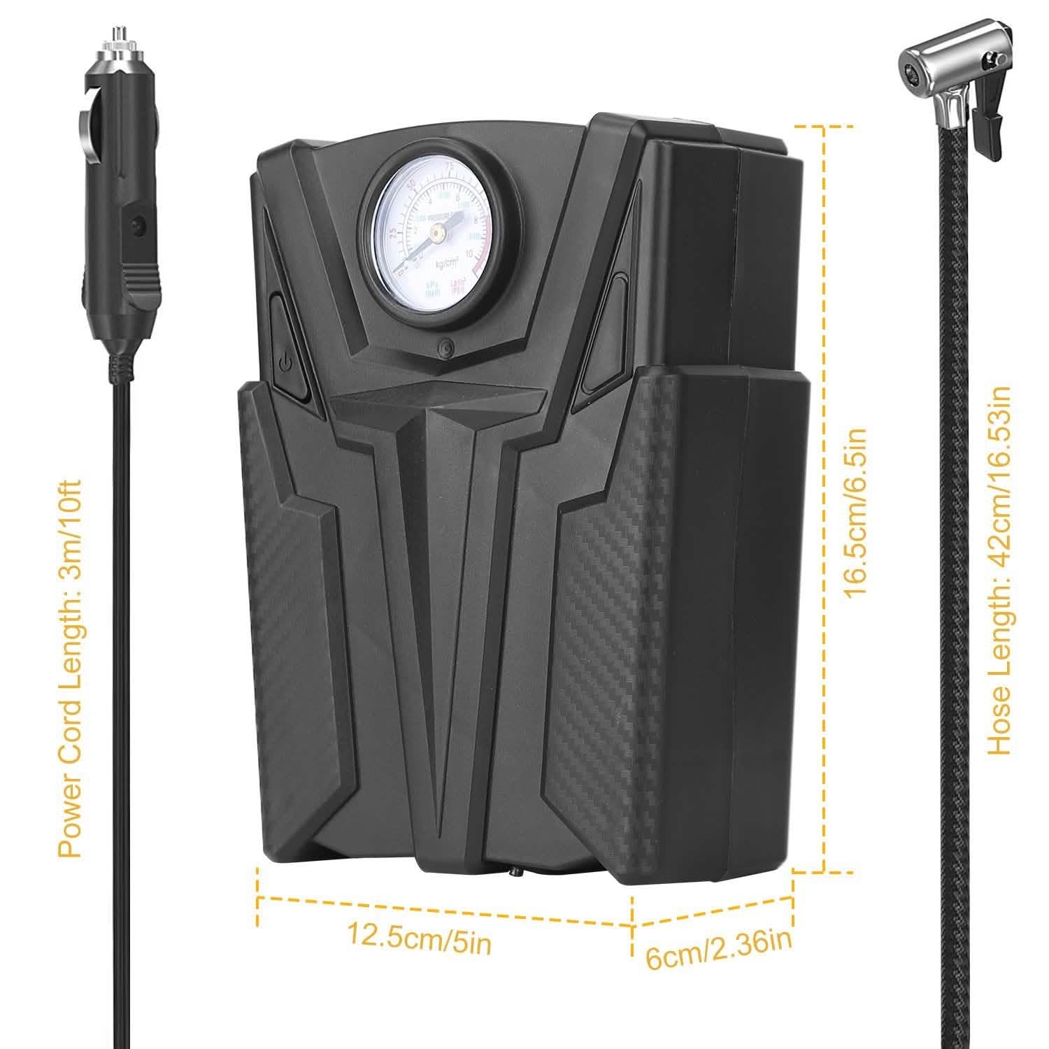 Car Tire Air Pump Portable Air Compressor Pump DailySale