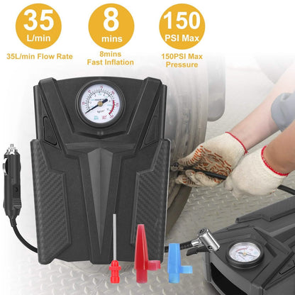 Car Tire Air Pump Portable Air Compressor Pump DailySale