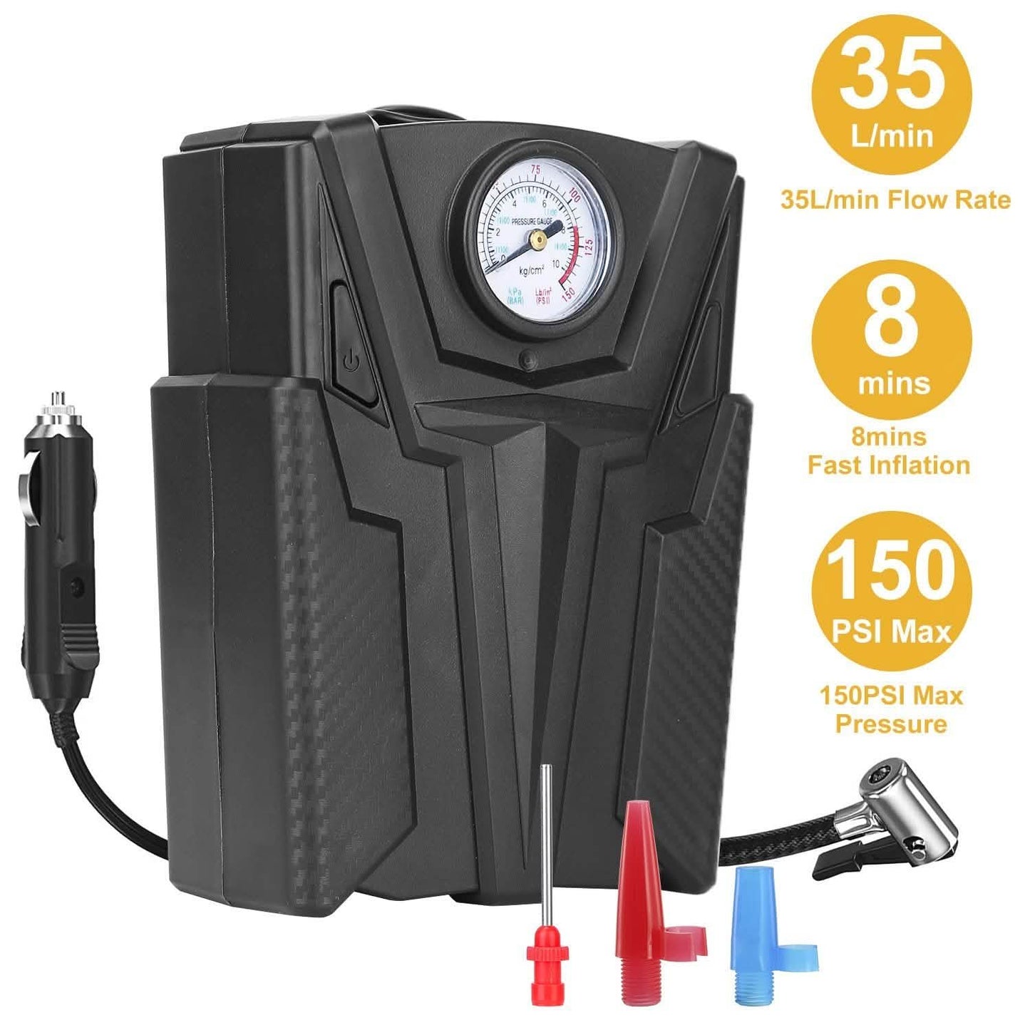 Car Tire Air Pump Portable Air Compressor Pump DailySale