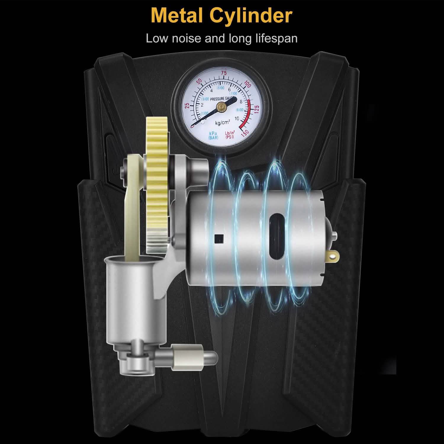 Car Tire Air Pump Portable Air Compressor Pump DailySale