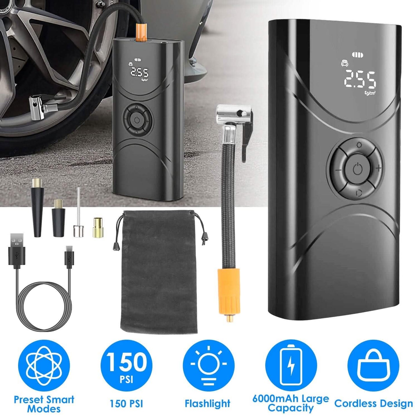 Car Tire Inflator Pump DailySale