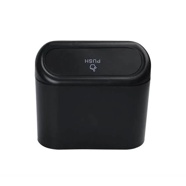Car Trash Can with Lid Hanging Vehicle Garbage Organizer DailySale