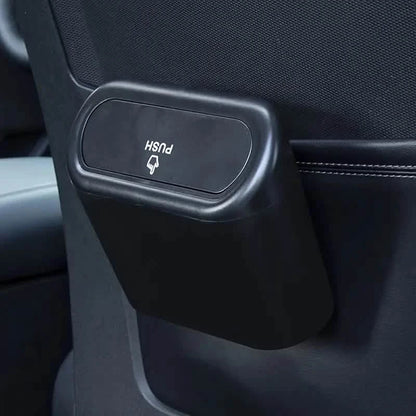 Car Trash Can with Lid Hanging Vehicle Garbage Organizer DailySale