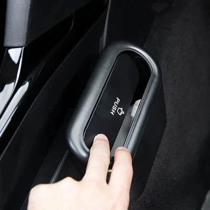 Car Trash Can with Lid Hanging Vehicle Garbage Organizer DailySale