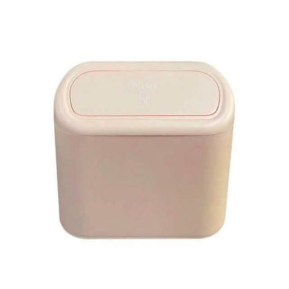 Car Trash Can with Lid Hanging Vehicle Garbage Organizer DailySale