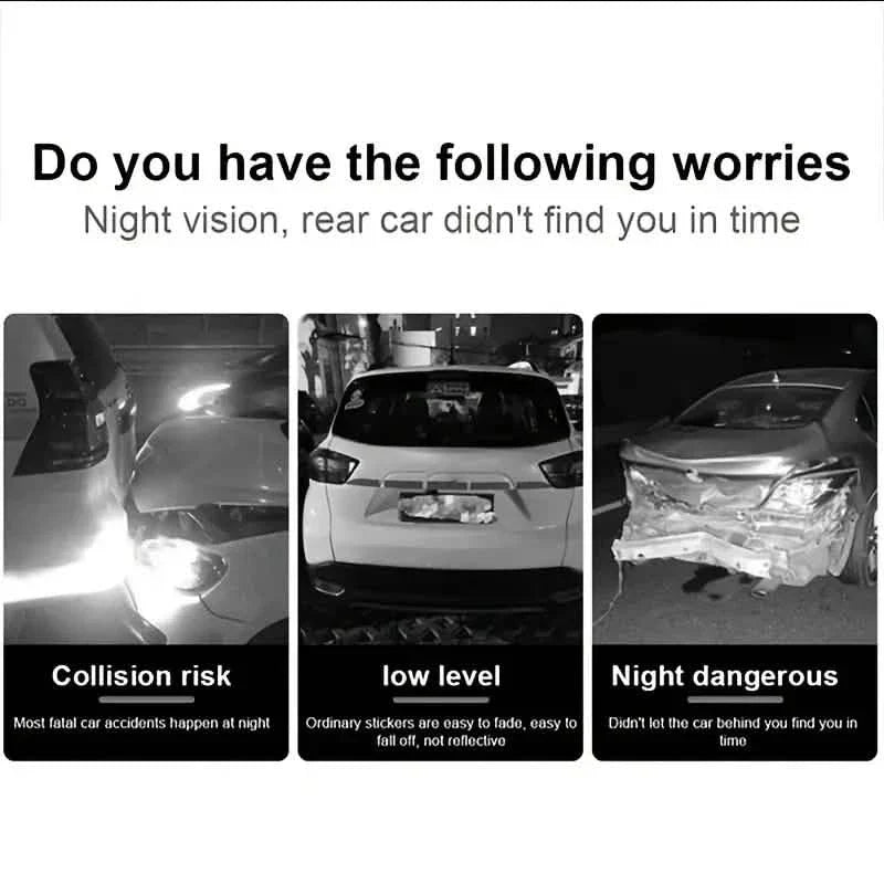 Car Truck Bumper Safety Reflective Warning Strip Stickers DailySale