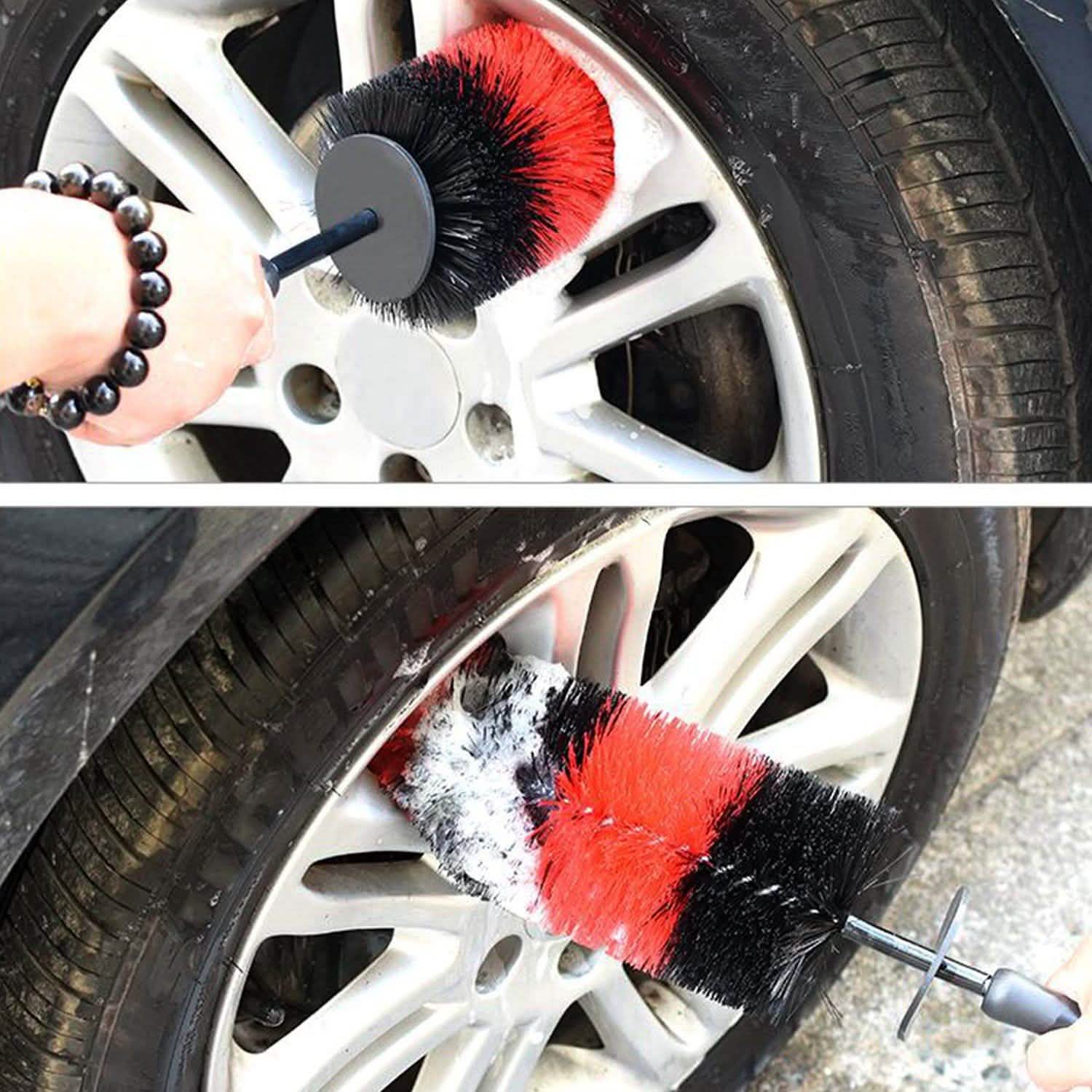 Car Wheel Brush Rims Tire Seat Engine Wash Cleaning Tool DailySale