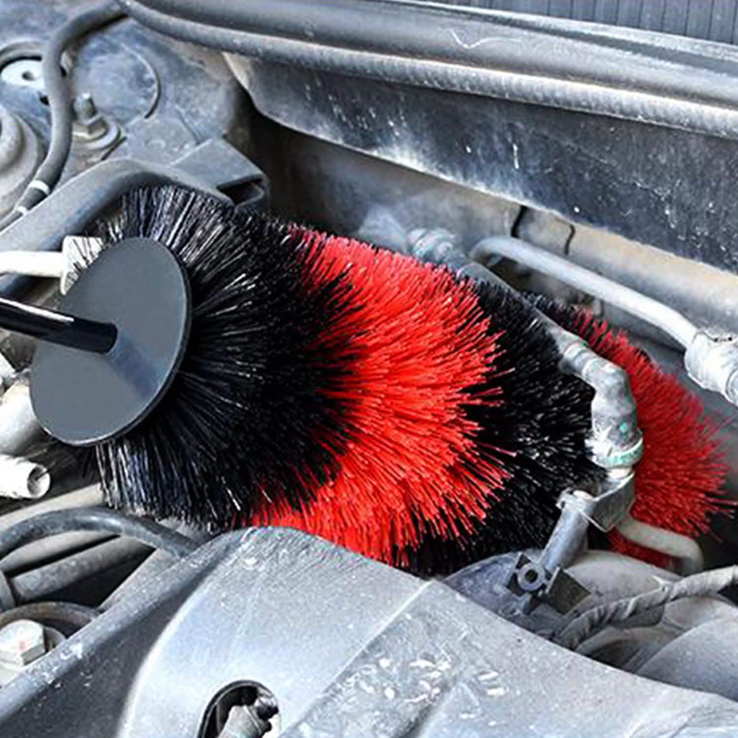 Car Wheel Brush Rims Tire Seat Engine Wash Cleaning Tool DailySale