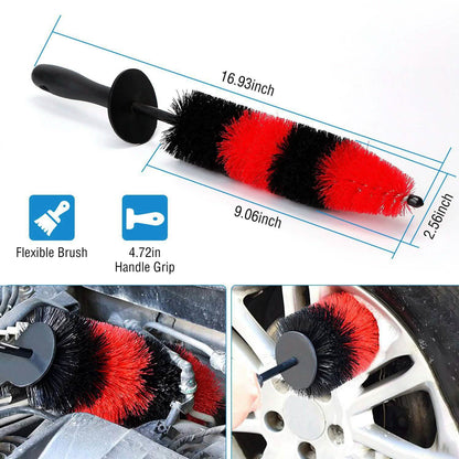 Car Wheel Brush Rims Tire Seat Engine Wash Cleaning Tool DailySale