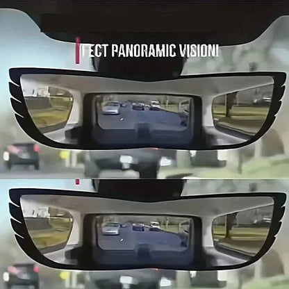 Car Wide Angle Rearview Mirror Curved Interior Large Field Of View Inside Mirror DailySale