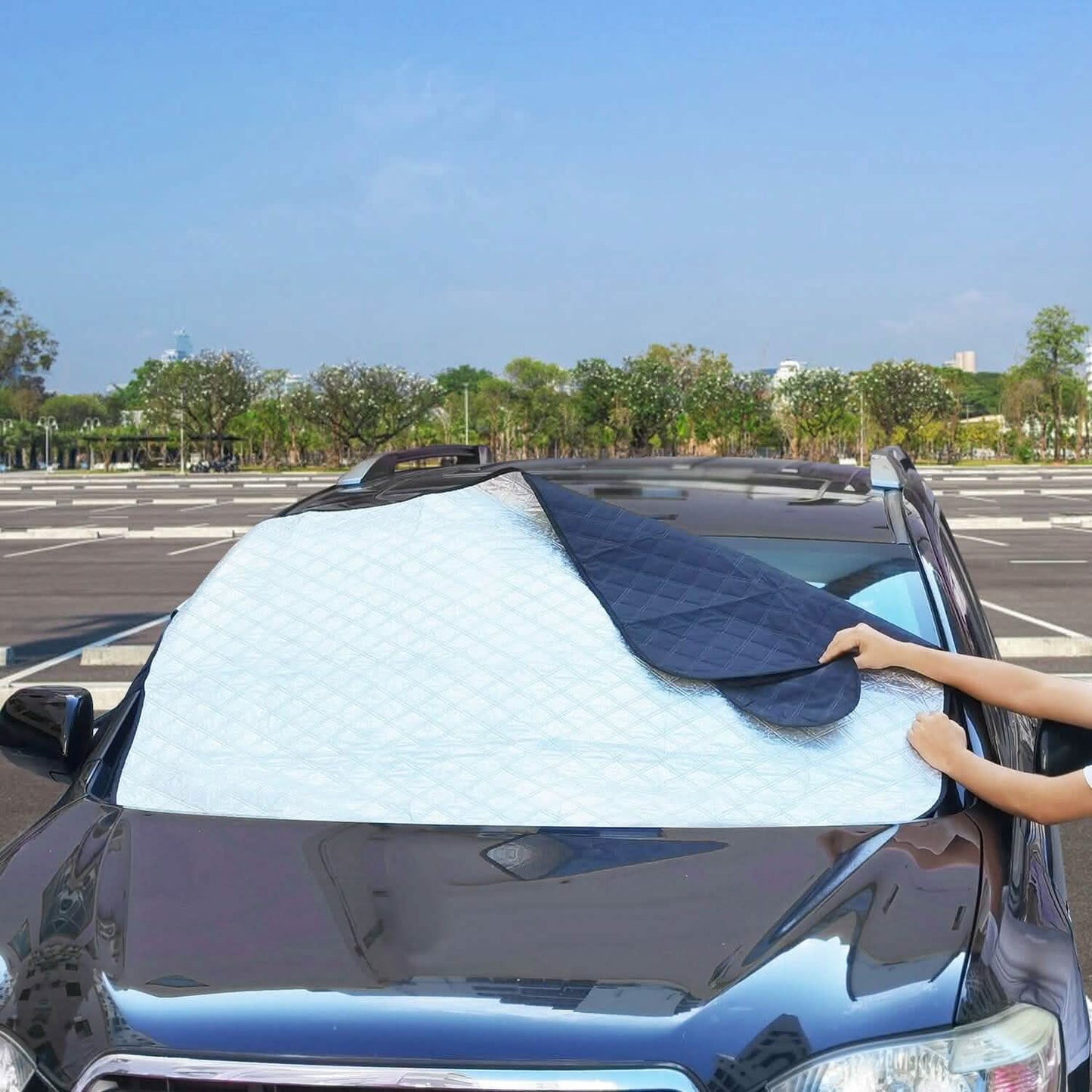 Car Windshield Snow Cover Wind-Proof Magnetic DailySale