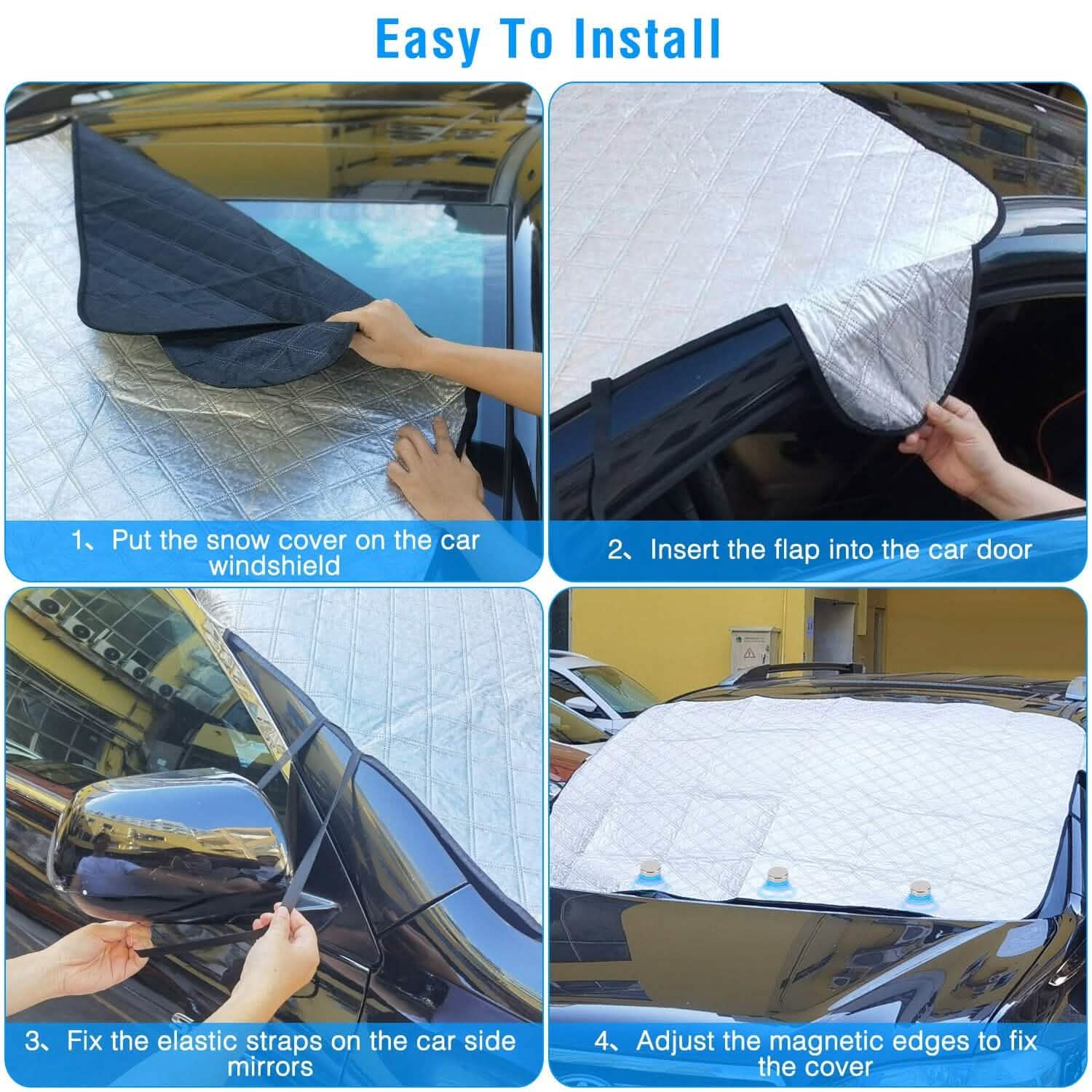 Car Windshield Snow Cover Wind-Proof Magnetic DailySale