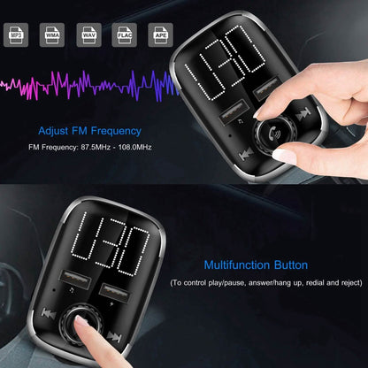 Car Wireless FM Transmitter Dual USB Charger DailySale