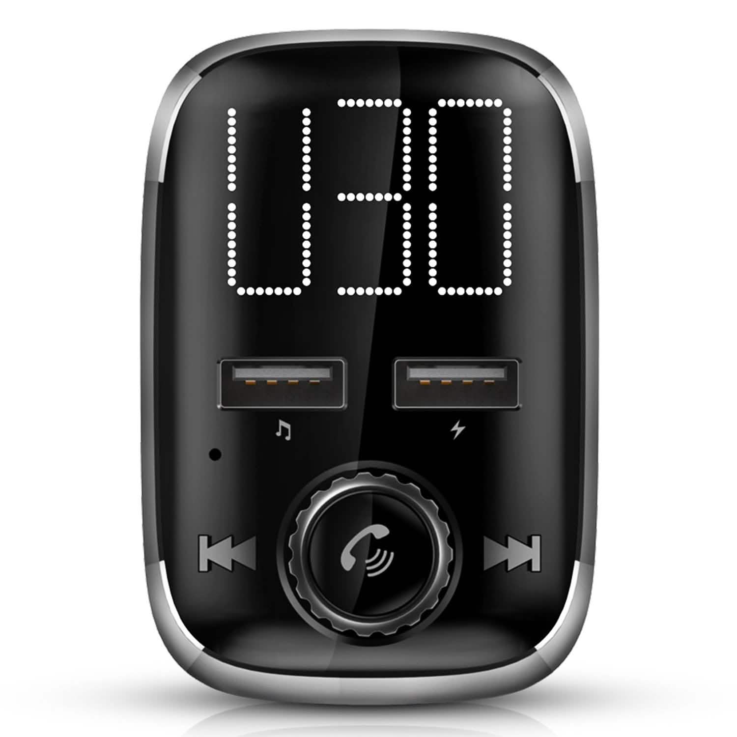 Car Wireless FM Transmitter Dual USB Charger DailySale