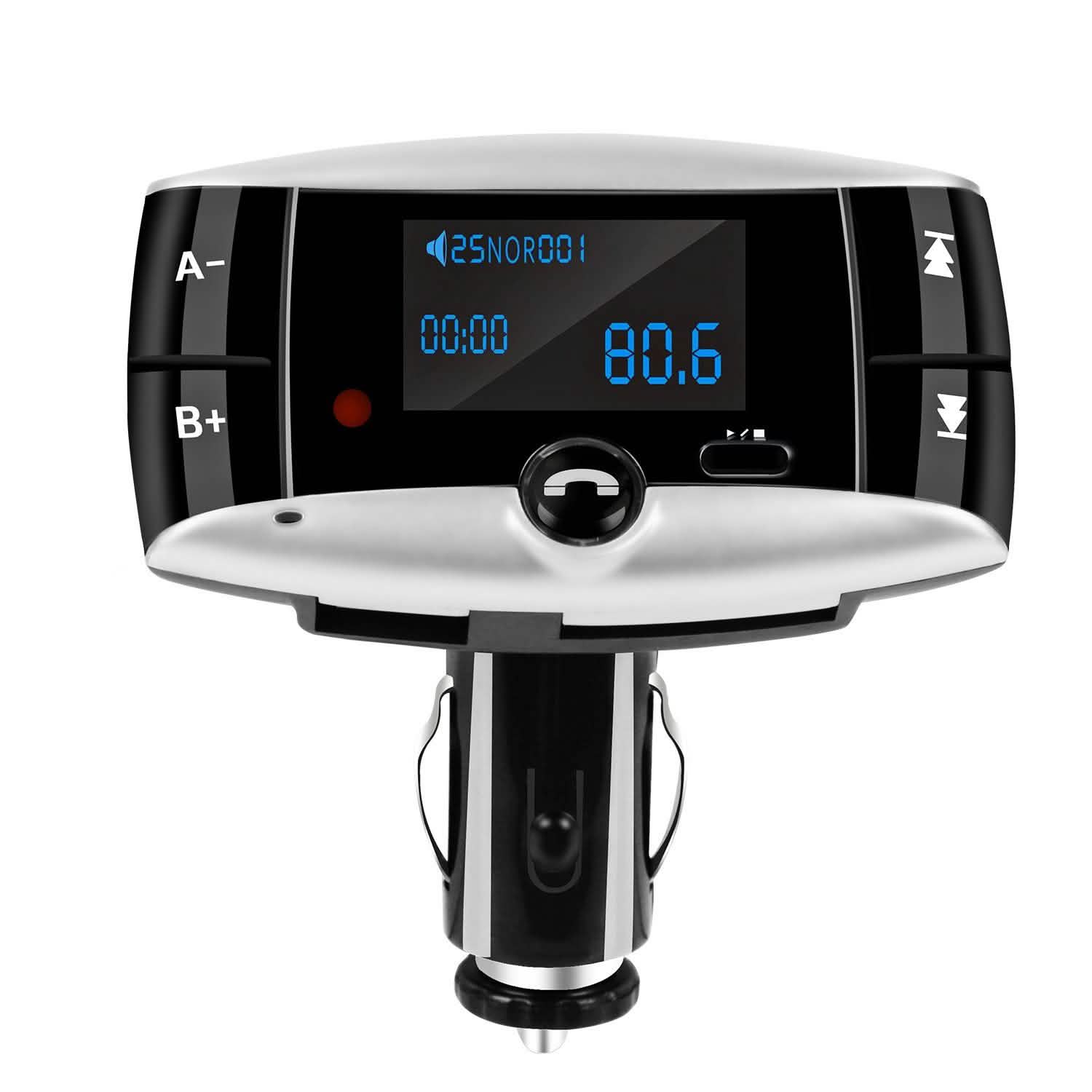 Car Wireless FM Transmitter USB Charger Hands-free Call MP3 Player DailySale