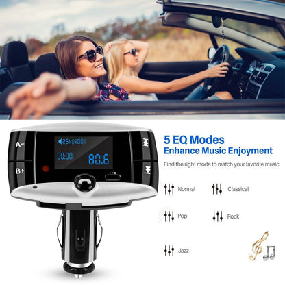 Car Wireless FM Transmitter USB Charger Hands-free Call MP3 Player DailySale