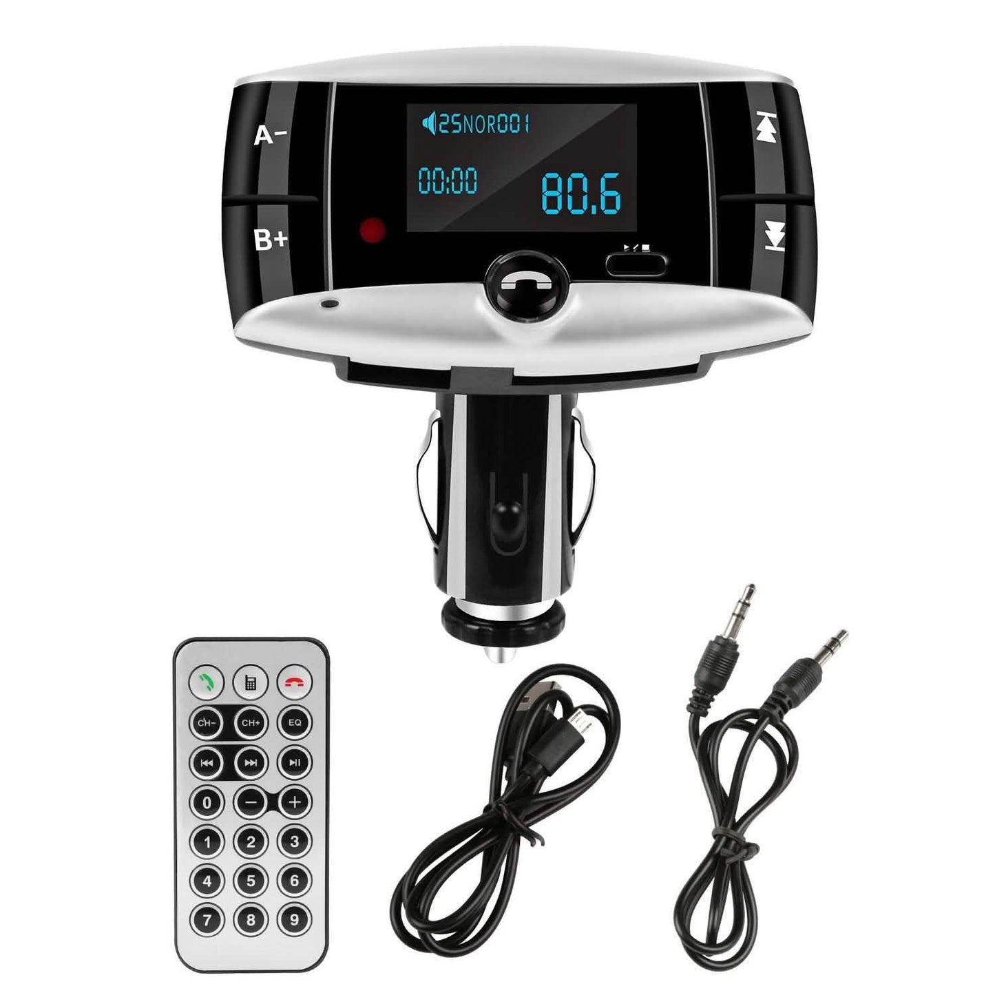 Car Wireless FM Transmitter USB Charger Hands-free Call MP3 Player DailySale