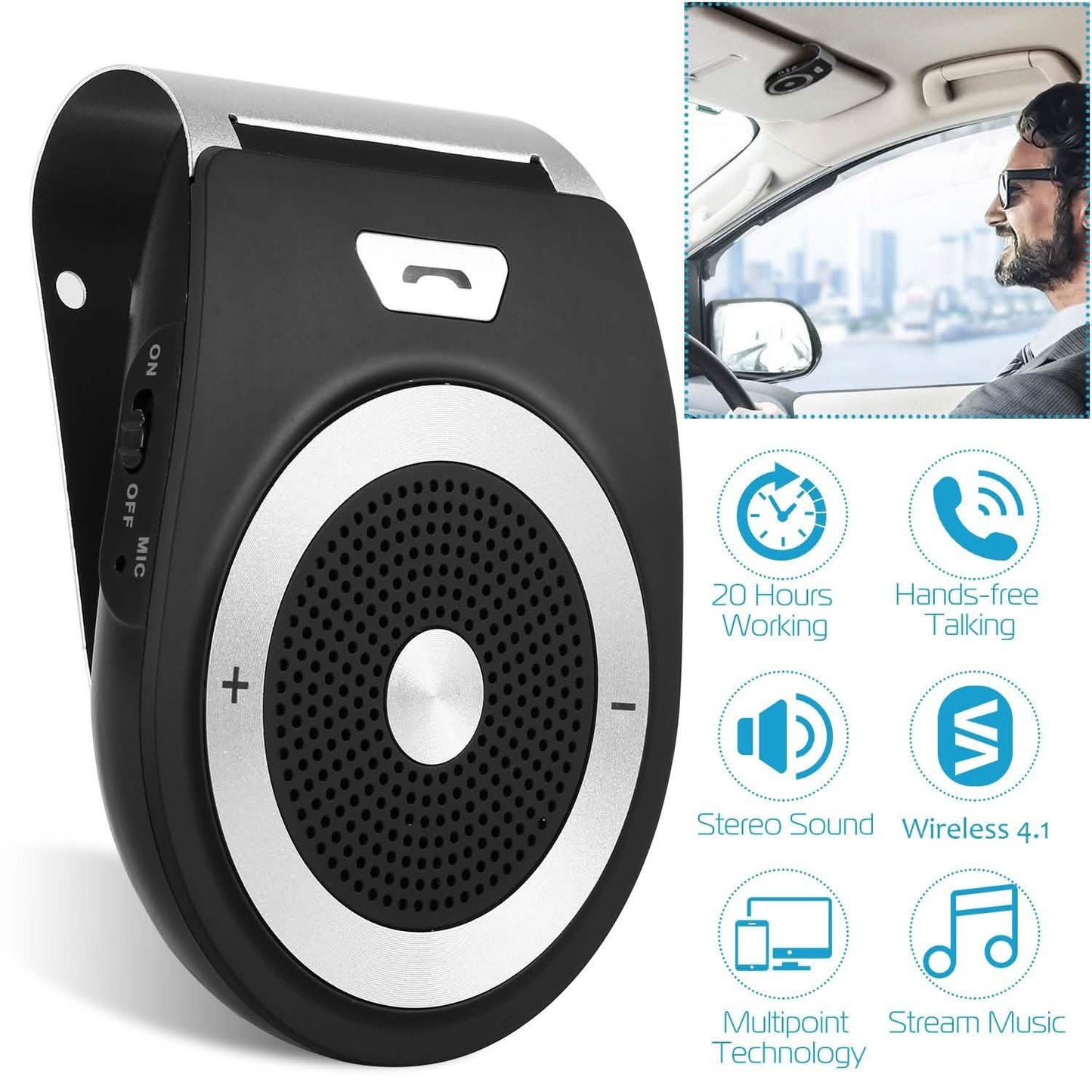 Car Wireless Speakerphone DailySale