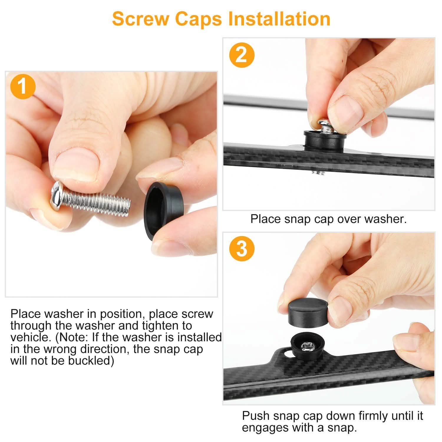 Carbon Fiber Black License Plate DailySale