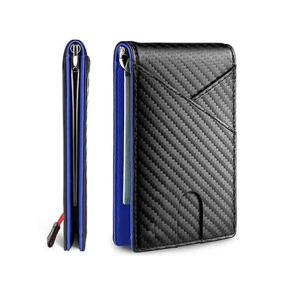 Carbon Fiber Rfid Men Wallets Bi-fold Vallet Billfold DailySale