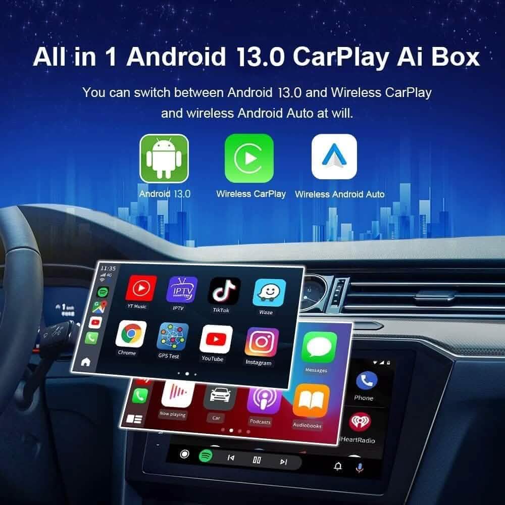 Carlinkit Android 13.0 CarPlay Ai Box Max  (Refurbished) DailySale