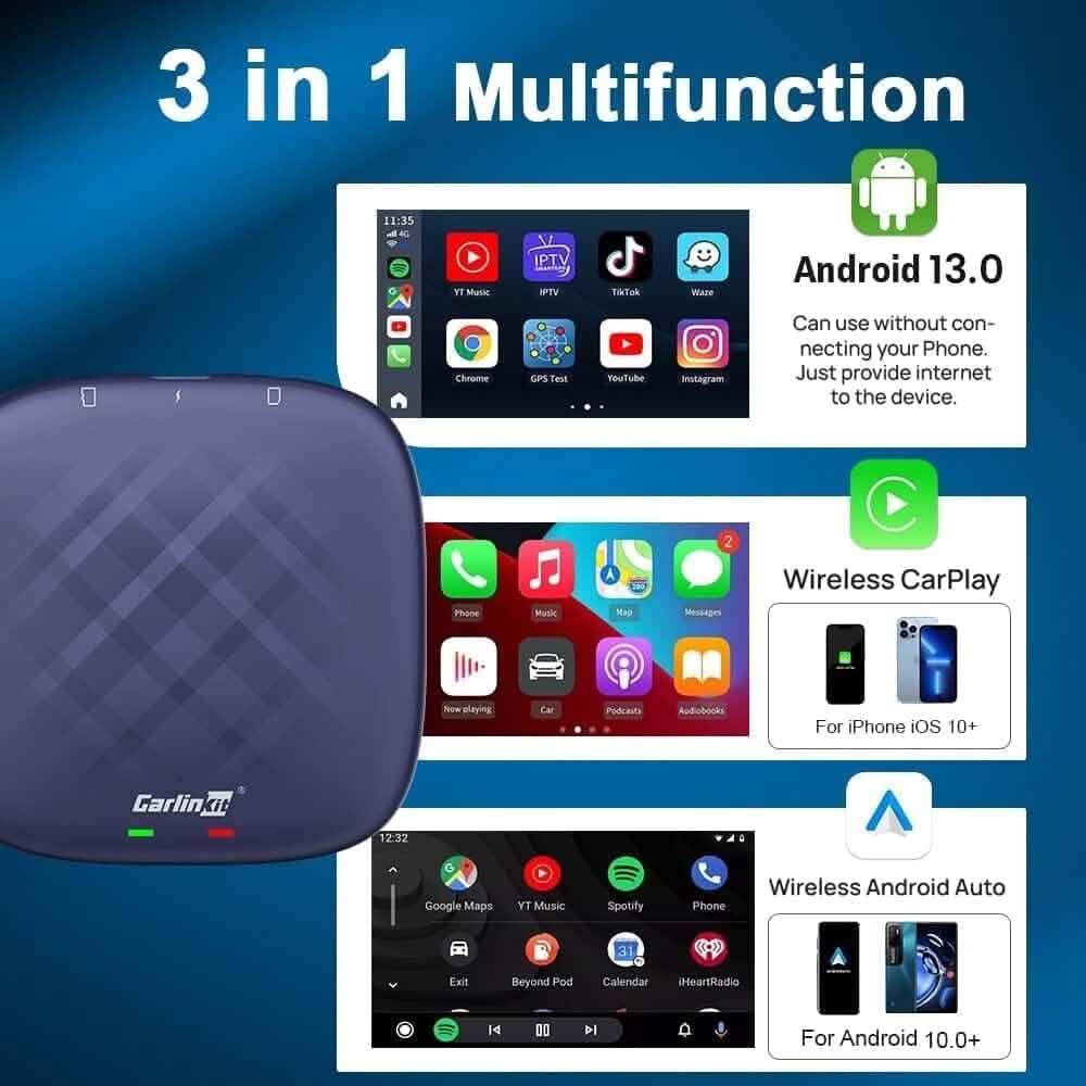 Carlinkit Android 13.0 CarPlay Ai Box Max  (Refurbished) DailySale