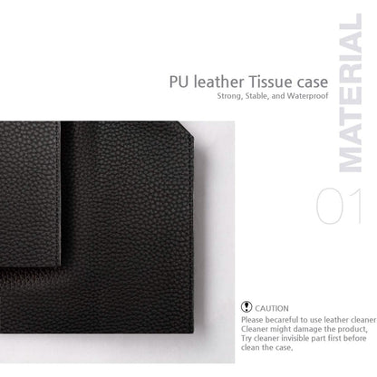 Carrotez Modern PU Leather Square Tissue Box Holder DailySale