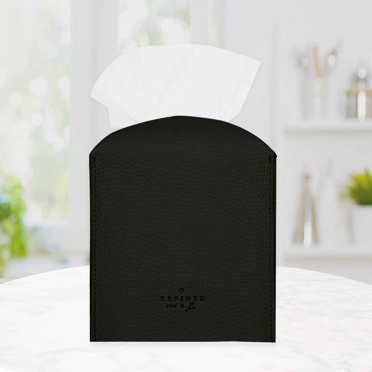 Carrotez Modern PU Leather Square Tissue Box Holder DailySale