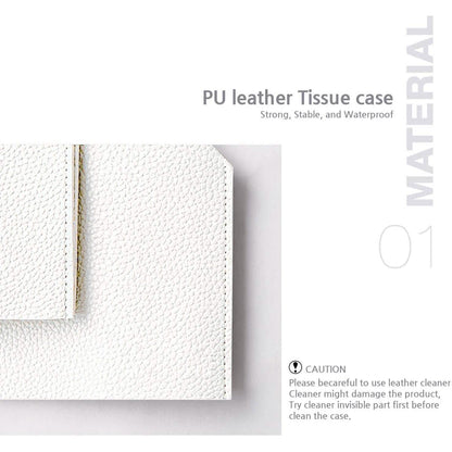 Carrotez Modern PU Leather Square Tissue Box Holder DailySale