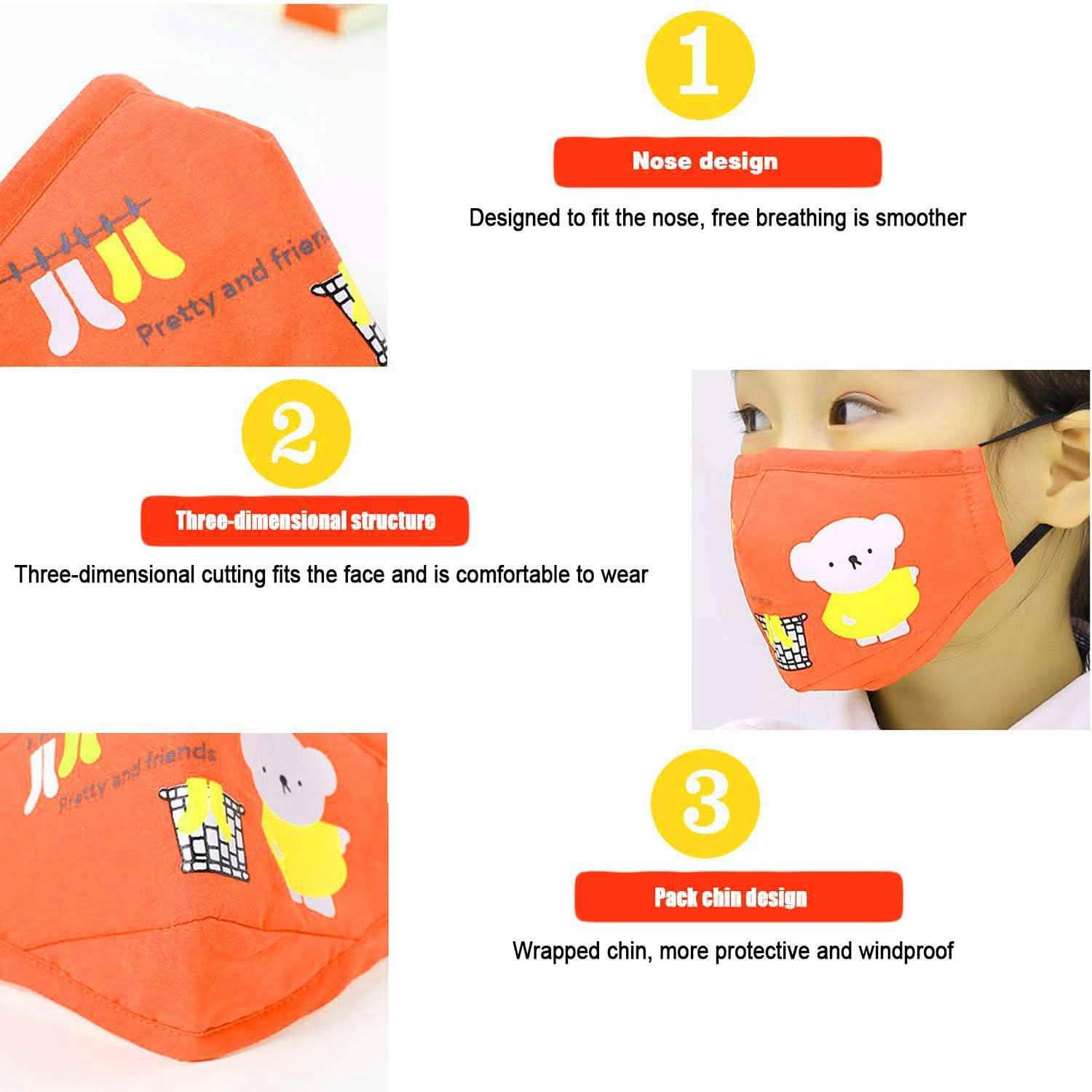 Cartoon Bears Cotton Dustproof for Children DailySale