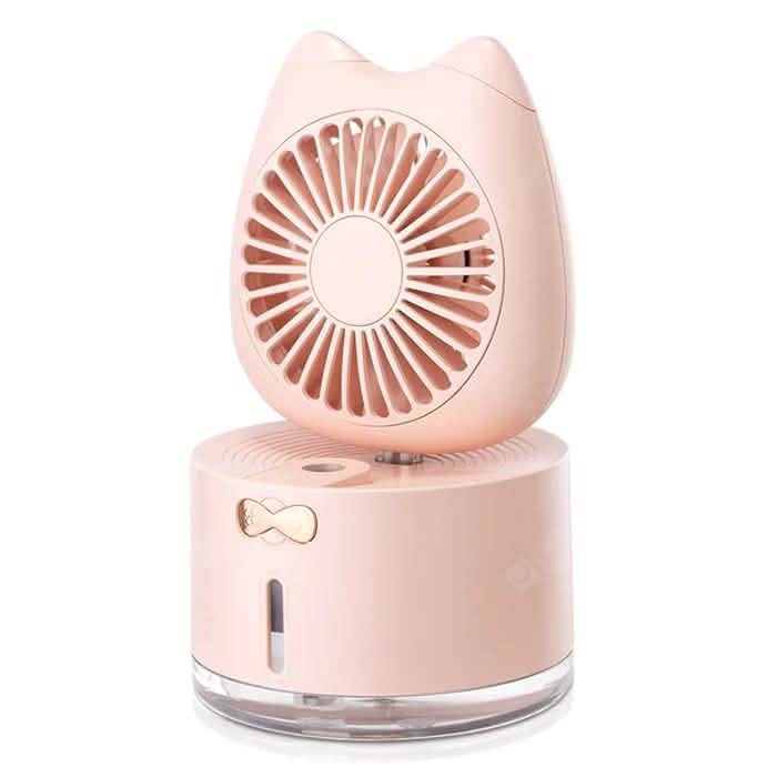 Cartoon Cat Fan Humidifier USB Charging Desktop Mute Hydrating Humidifier DailySale
