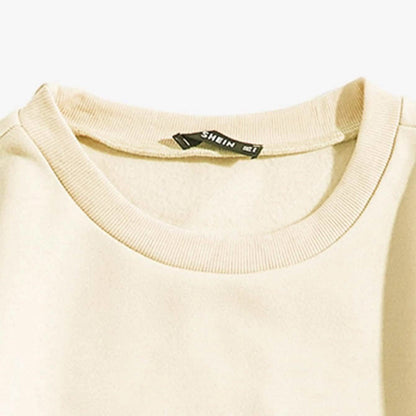 Cartoon Graphic Thermal Lined Oversized Sweatshirt DailySale