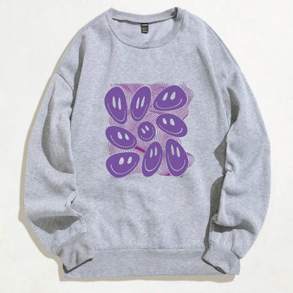 Cartoon Graphic Thermal Lined Oversized Sweatshirt DailySale