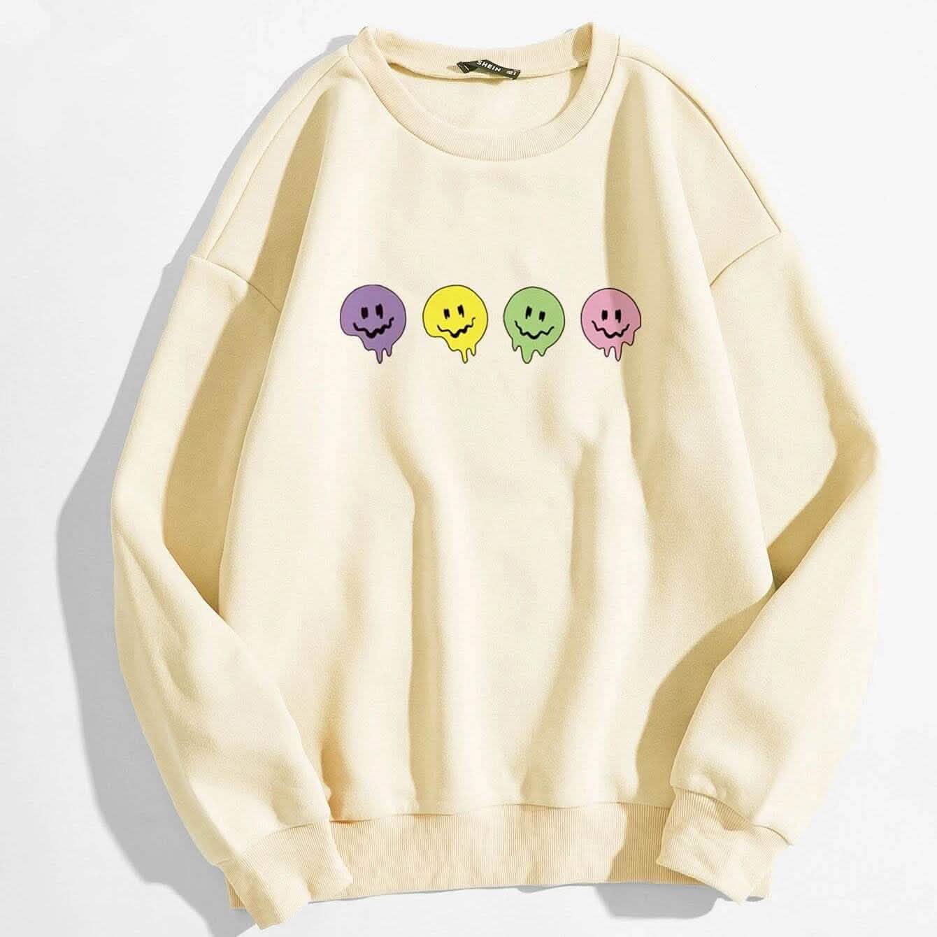 Cartoon Graphic Thermal Lined Sweatshirt DailySale