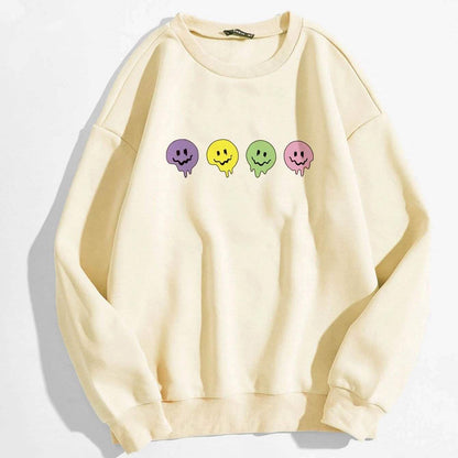 Cartoon Graphic Thermal Lined Sweatshirt DailySale