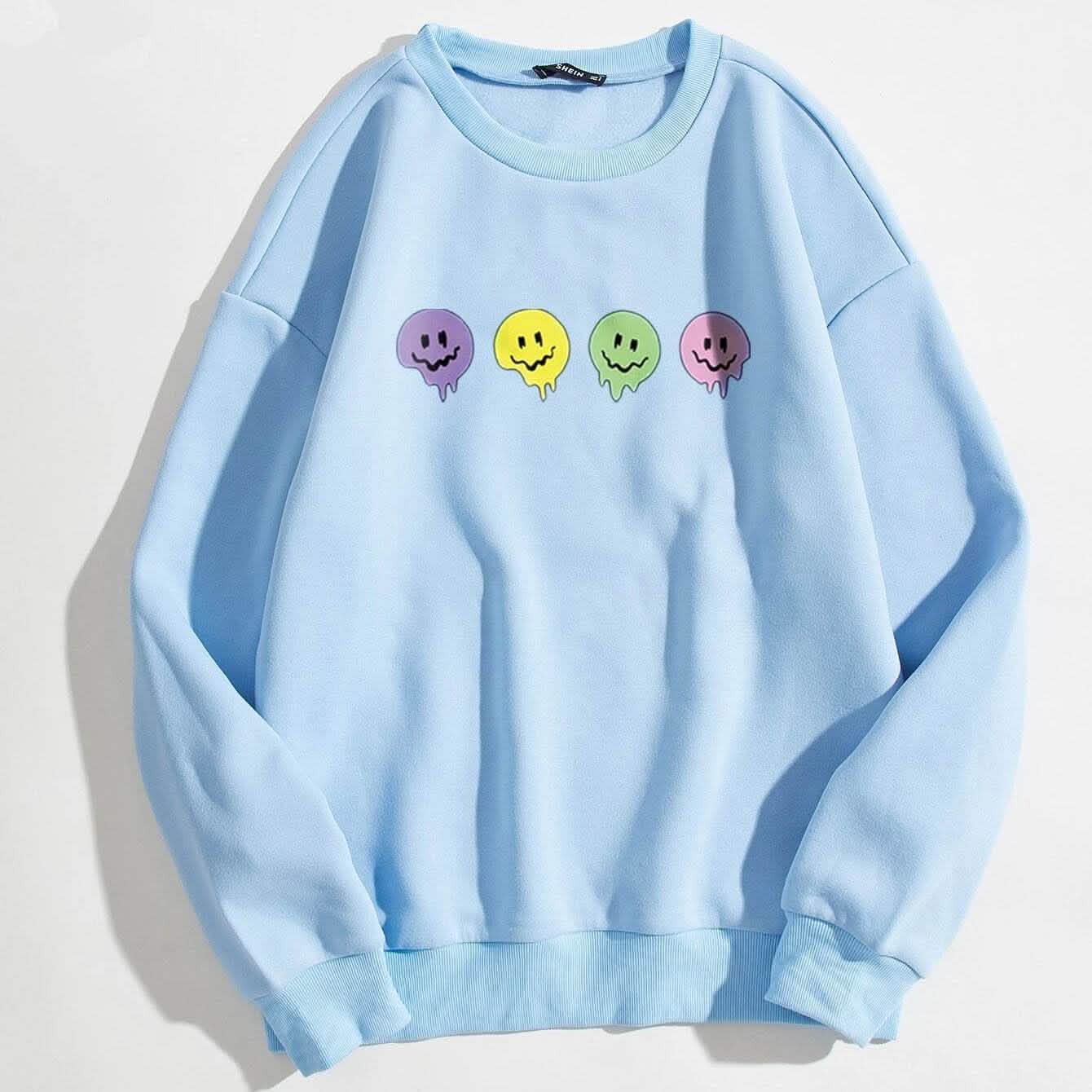 Cartoon Graphic Thermal Lined Sweatshirt DailySale